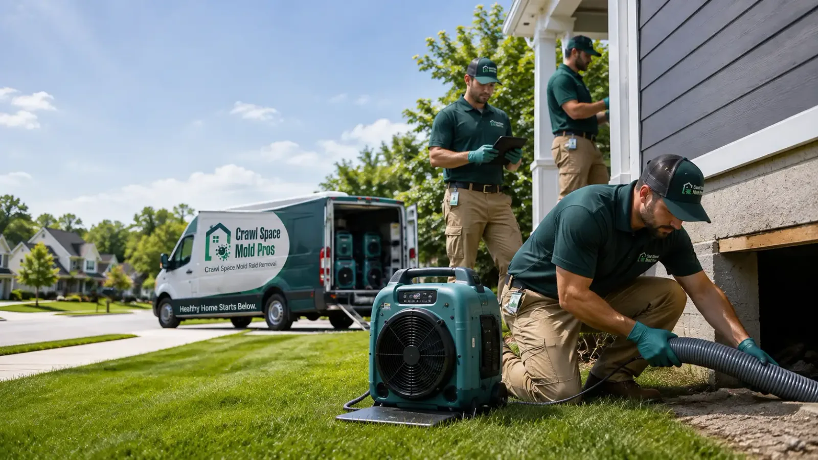 Crawl Space Mold Removal in Jamaica, IA